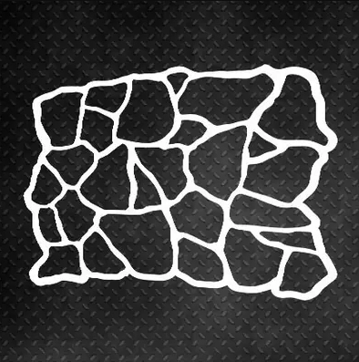 Трафарет Камень 42 