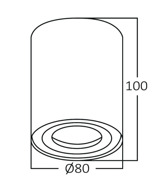 Светильник Gama  Braytron BH04-00300 GU10/22714 