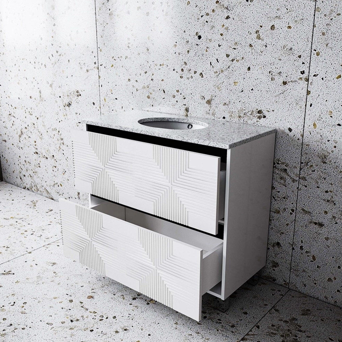 Шкаф под умывальник Ruan 85 white Gr 85 1512168 