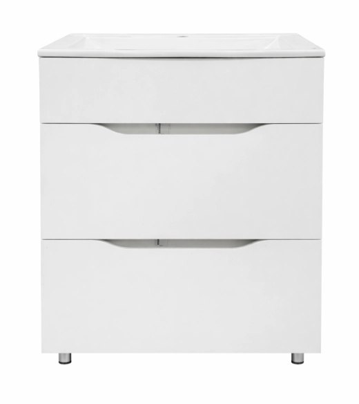 Шкаф под умывальник 10 Bergamo 60 flow + умывальник Bergamo Nova 60  