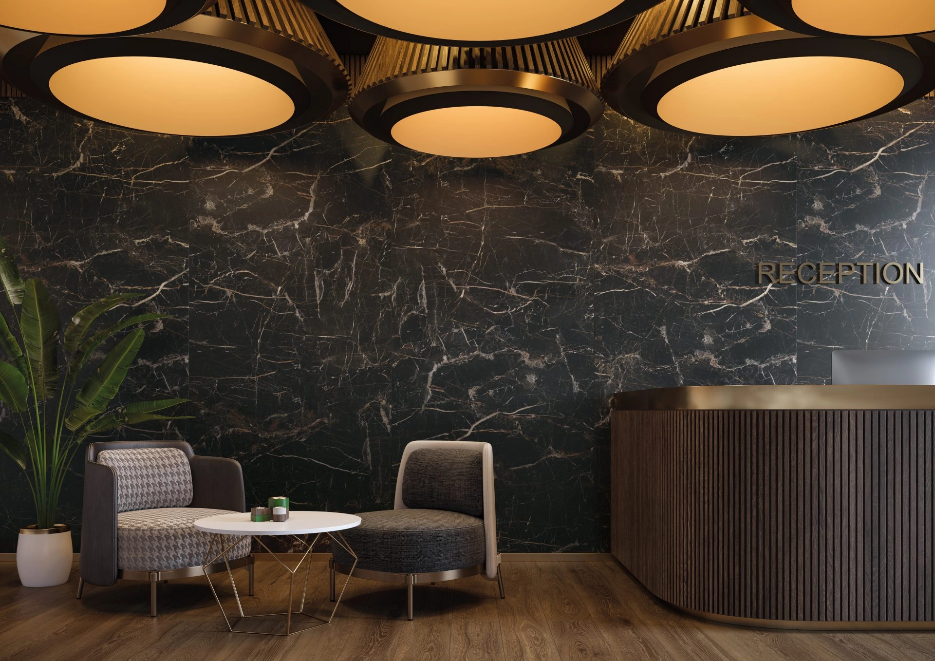 Gresie Marquina 119.7x59.7x8 Gold