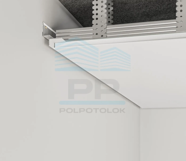 Профиль теневого шва алюминиевый AST10 PP 2500мм