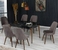 Set masă extensibilă cu 6 scaune Kelebek ES-631, 80x130