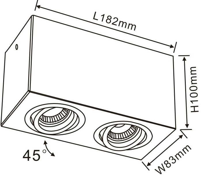 Светильник Cuadro Flitz FL803-2C  