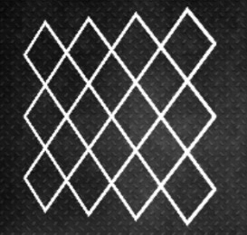Трафарет ромб 35 
