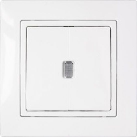 Întrerupător Bylectrica Uiut 1P + LED 3374 