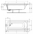 Cadă Ideal Standart Simplicity 150x70 W0004201 10440