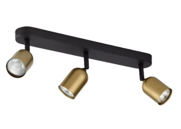 Plafonieră Tk Lighting 3305 TOP BLACK GOLD 3 GU 10 