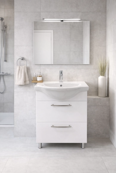 Dulap pentru lavoar Morning Capri 75 + lavoar Capri