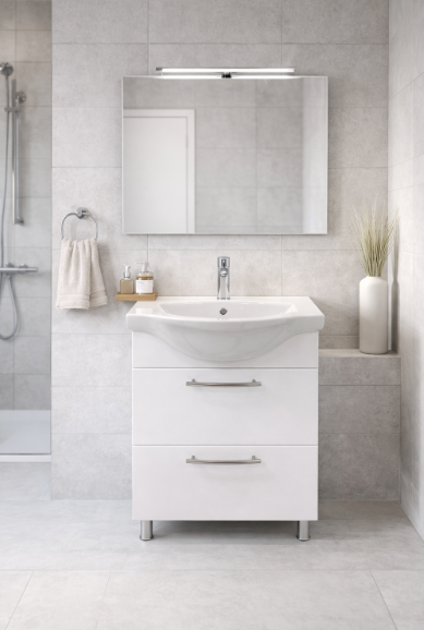 Mobilier de baie Capri 75 + Lavoar Capri