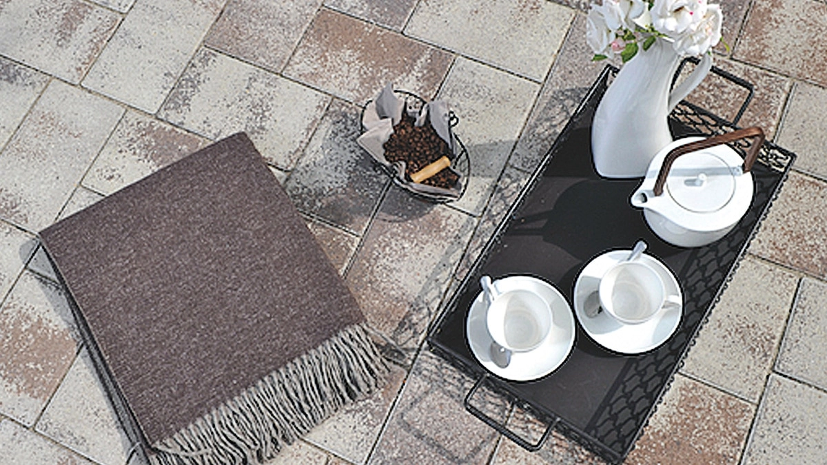 Брусчатка Rettango 200*200*60 мм  cappucino