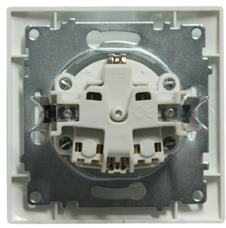 Priză 16A IP20 jasmin alb Elmos 9206-42