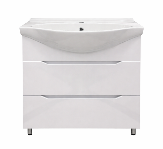 Mobilier pentru baie Morning Cezaro 80 + lavoar Cezaro white