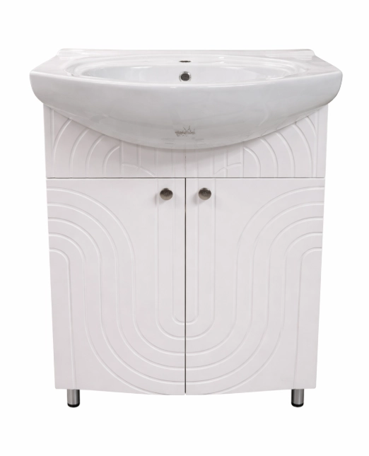 Шкаф под умывальник Morning Cleanline  + умывальник Palermo 60