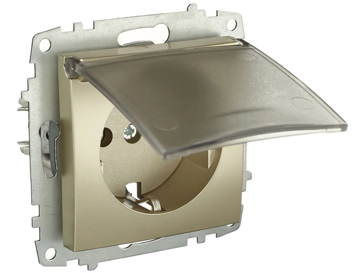 Priză cu capac ST El-bi Zena 609-011400-218