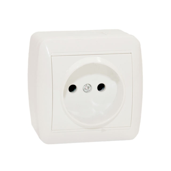 Priză 16A IP44 alb Elmos 8001-46