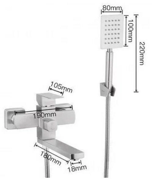 Смеситель для ванны Frap F 32802 1551