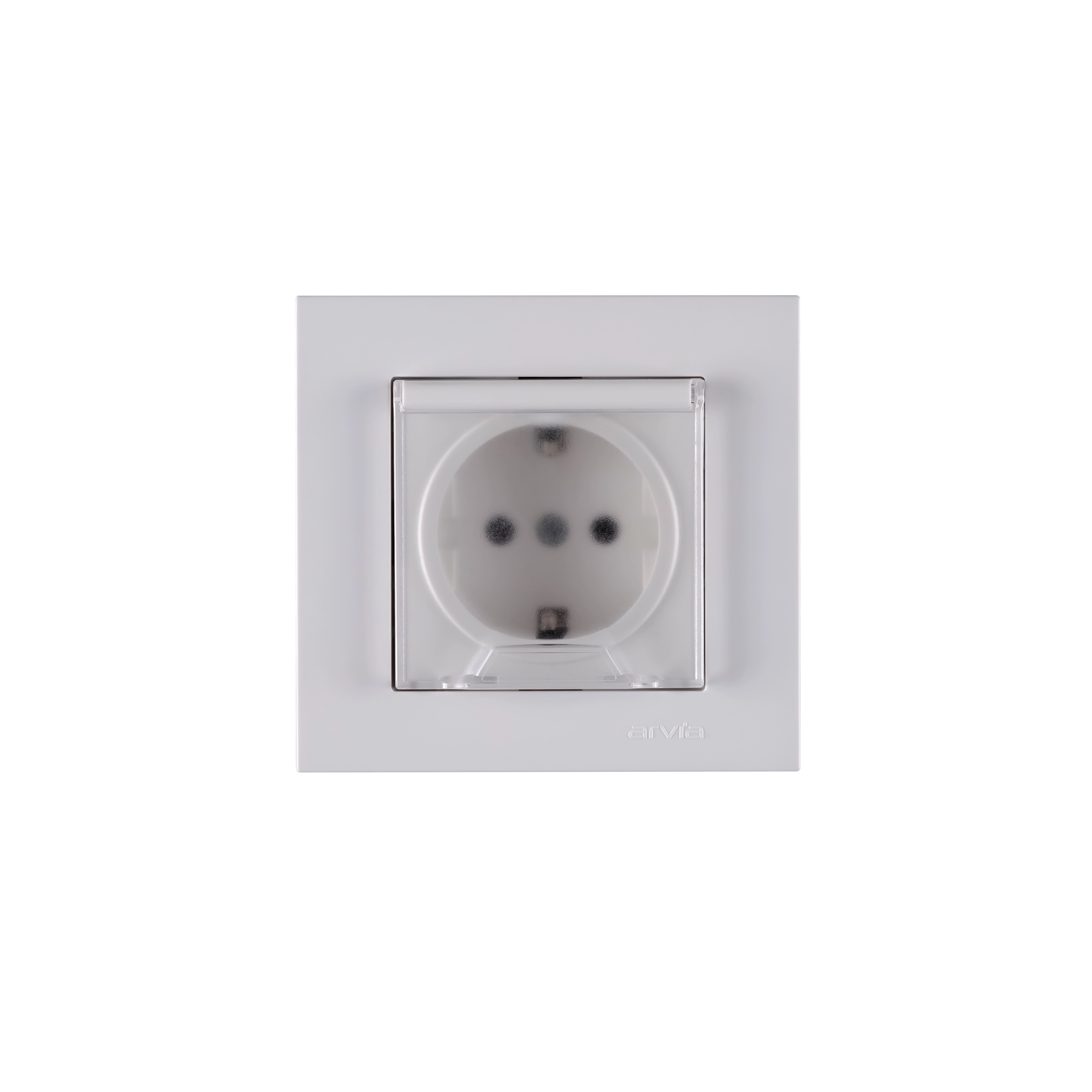 Priză cu capac 16A alb Karen Arvia 0097774