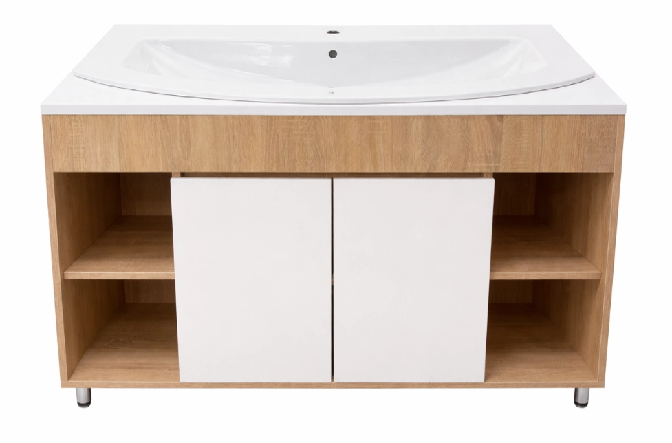 Dulap pentru lavoar Pureform 900006260 + lavoar Bari white 900006260