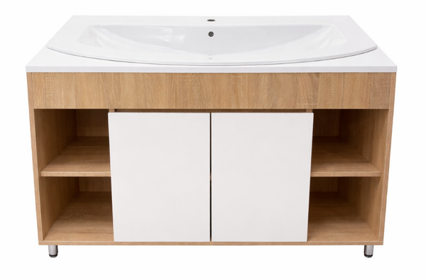 Dulap pentru lavoar Pureform 900006260 + lavoar Bari white 900006260