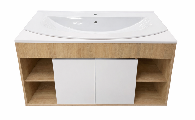 Dulap pentru lavoar Pureform 900006260 + lavoar Bari white 900006260