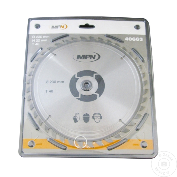 Disc pentru lemn MPN 230mm 40663 