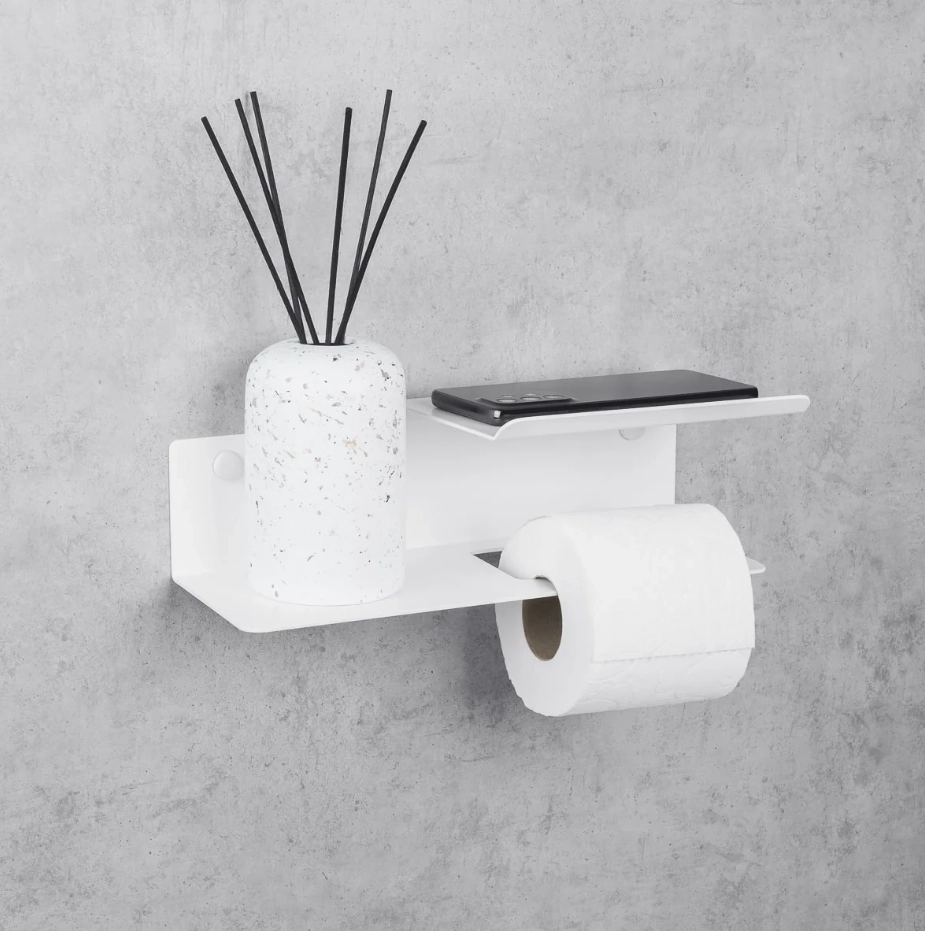 Держатель для туалетной бумаги Daske Line Flex PH/LF-0317WL белый левый