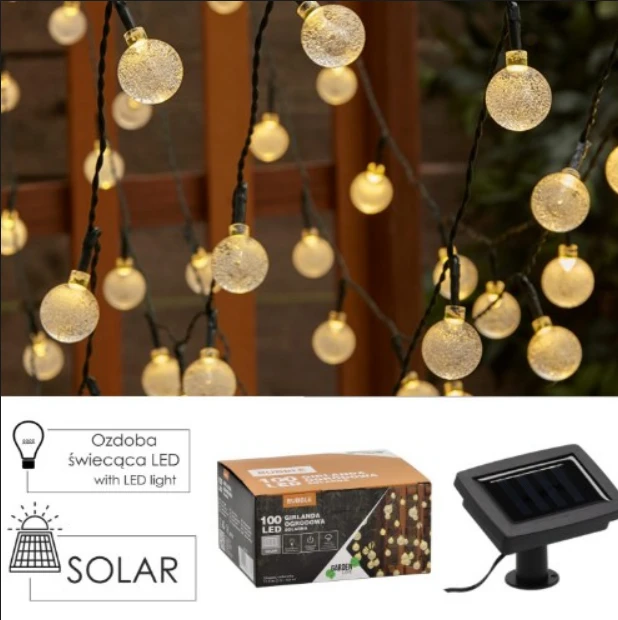 Ghirlanda Solara 2M+9.9M 100LED 230V  SOL3774 