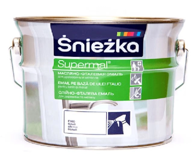 Email Supermal 2.5l alb lucios