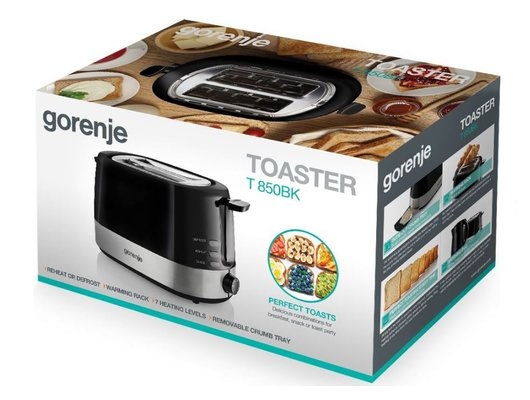 Тостер Gorenje T850BK