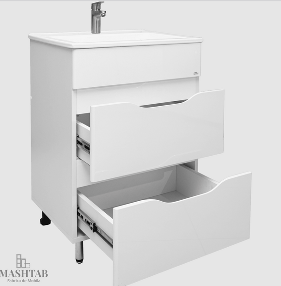 Dulap pentru lavoar Print 75 white 11627 