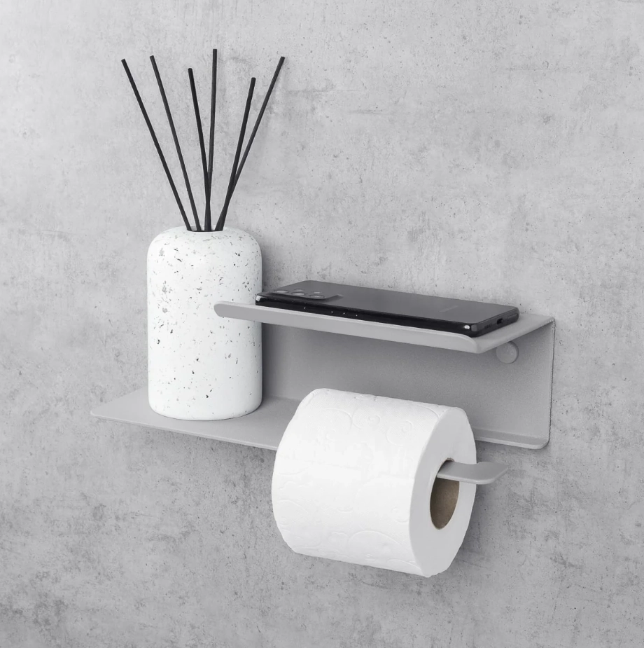 Держатель для туалетной бумаги Daske Line Flex PH/LF-0331GL серый левый