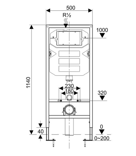 Ramă Keramin Comfort WC K130-A02-EEA1:K9612-EEA1 