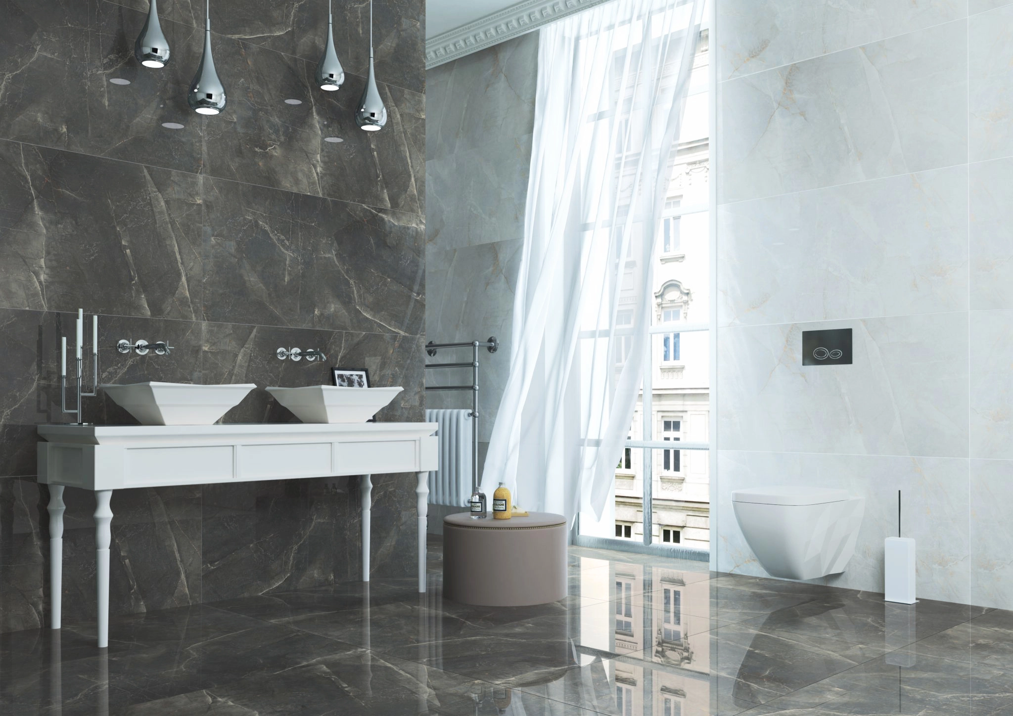 Плитка Bien Arch 60x120 Grey