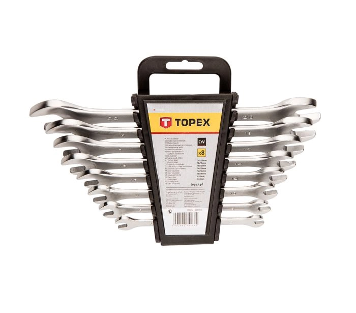 Набор ключей с открытым зевом 8шт 35D656 TOPEX 810