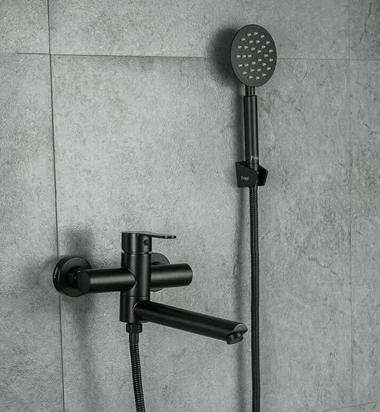Baterie de baie Frap negru F32801-6 1261