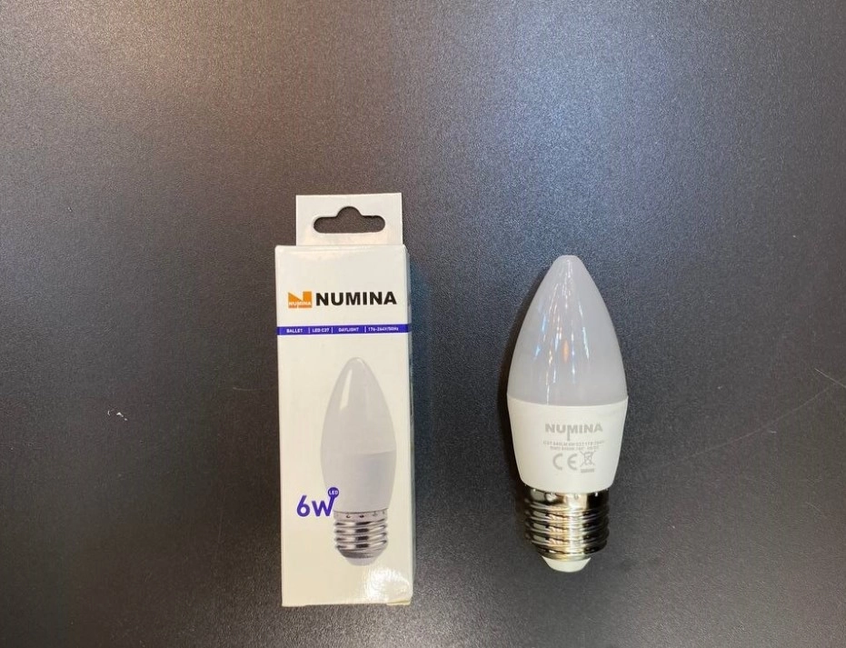 Лампа TG C37 6W E27 6500K T11 SMD RA70IC