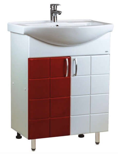 Mobilier de baie Domino red 11695 