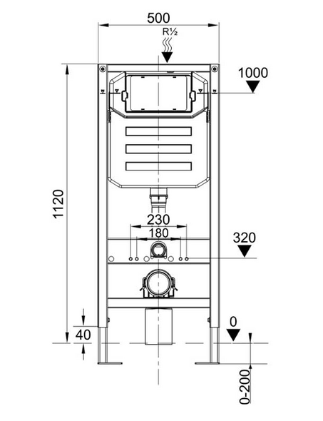 Ramă Keramin Premium WC K133-AO-EEA1:K9612-EEA1 