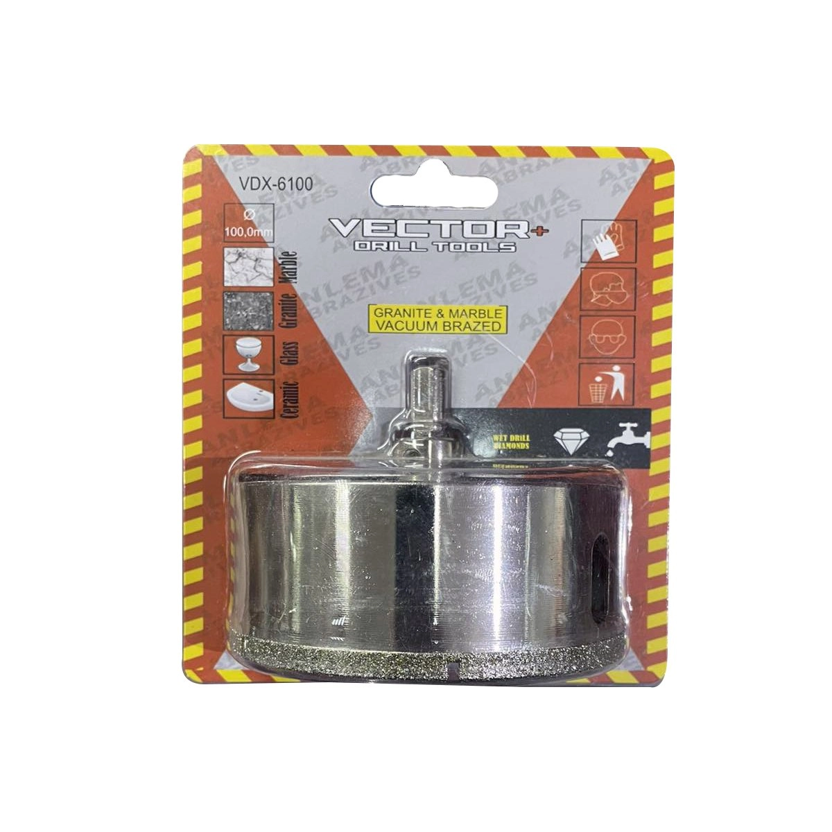 Коронка алмазная 6100VDX 100мм