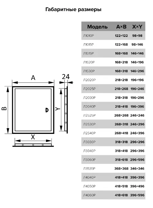 Ревизионный люк Era 15x30 Л1530Р
