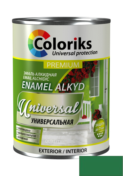 Email Coloriks Premium Universal 0.9l verde aprins