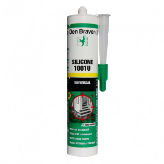 Silicon neutru Den Braven Diy 280ml alb