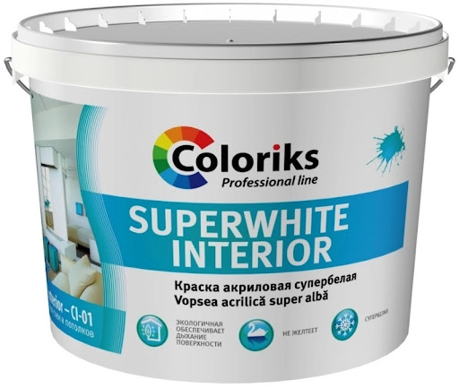 Vopsea Coloriks superwhite 1.4kg