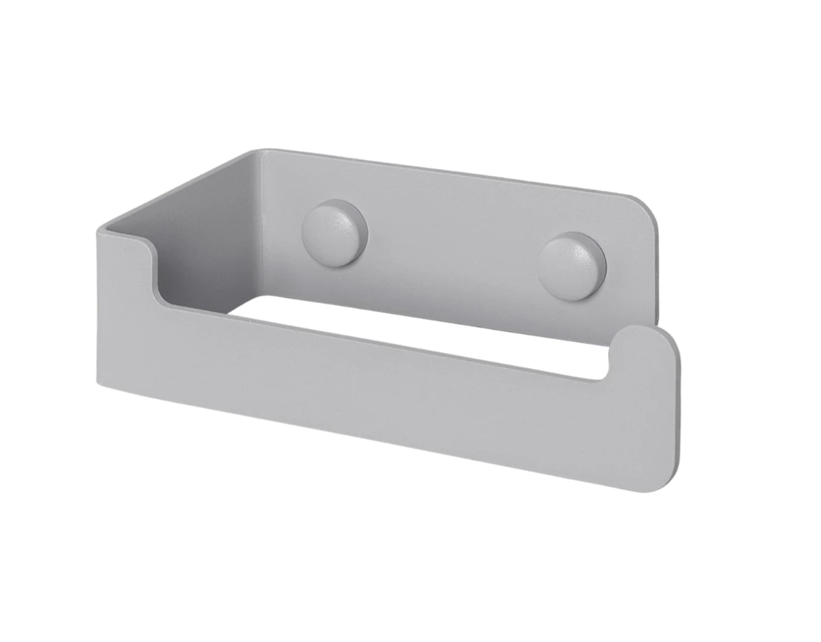 Держатель для туалетной бумаги Daske Zen PH-0010GR серый правый