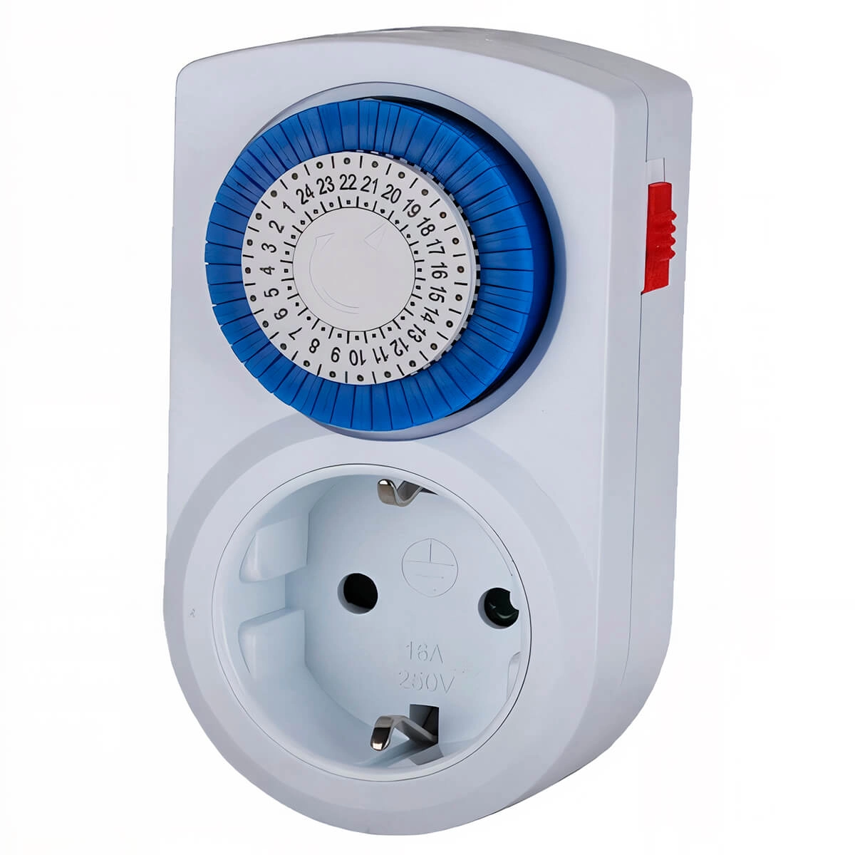 Priză cu temporizator mecanic VITO TIMEC-30, interval de 30 minute, 16A, 220-240 V