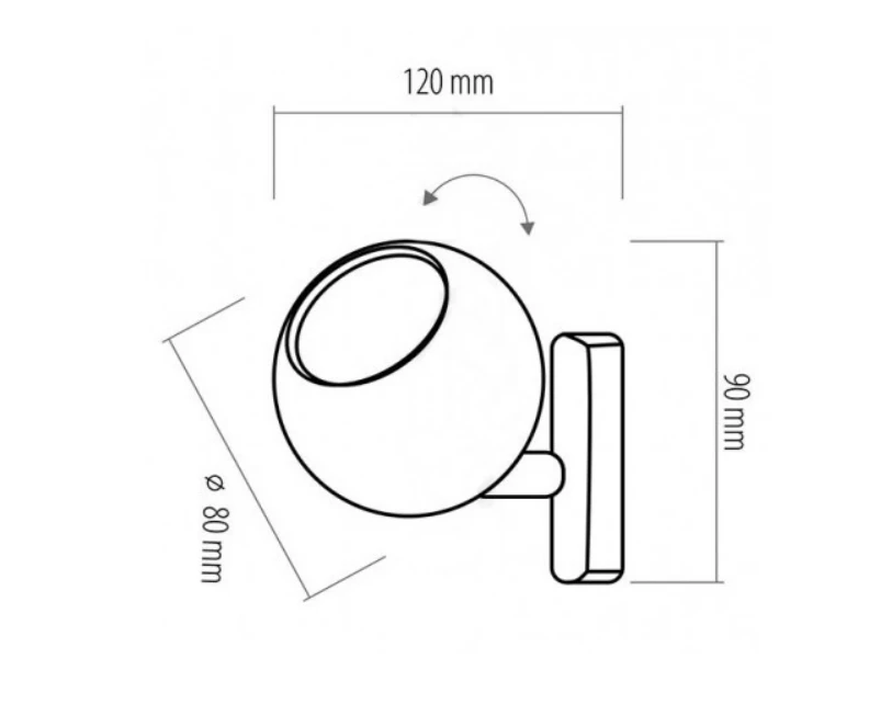 Corp de iluminat cu sina Tk-Lighting Tracer 4041