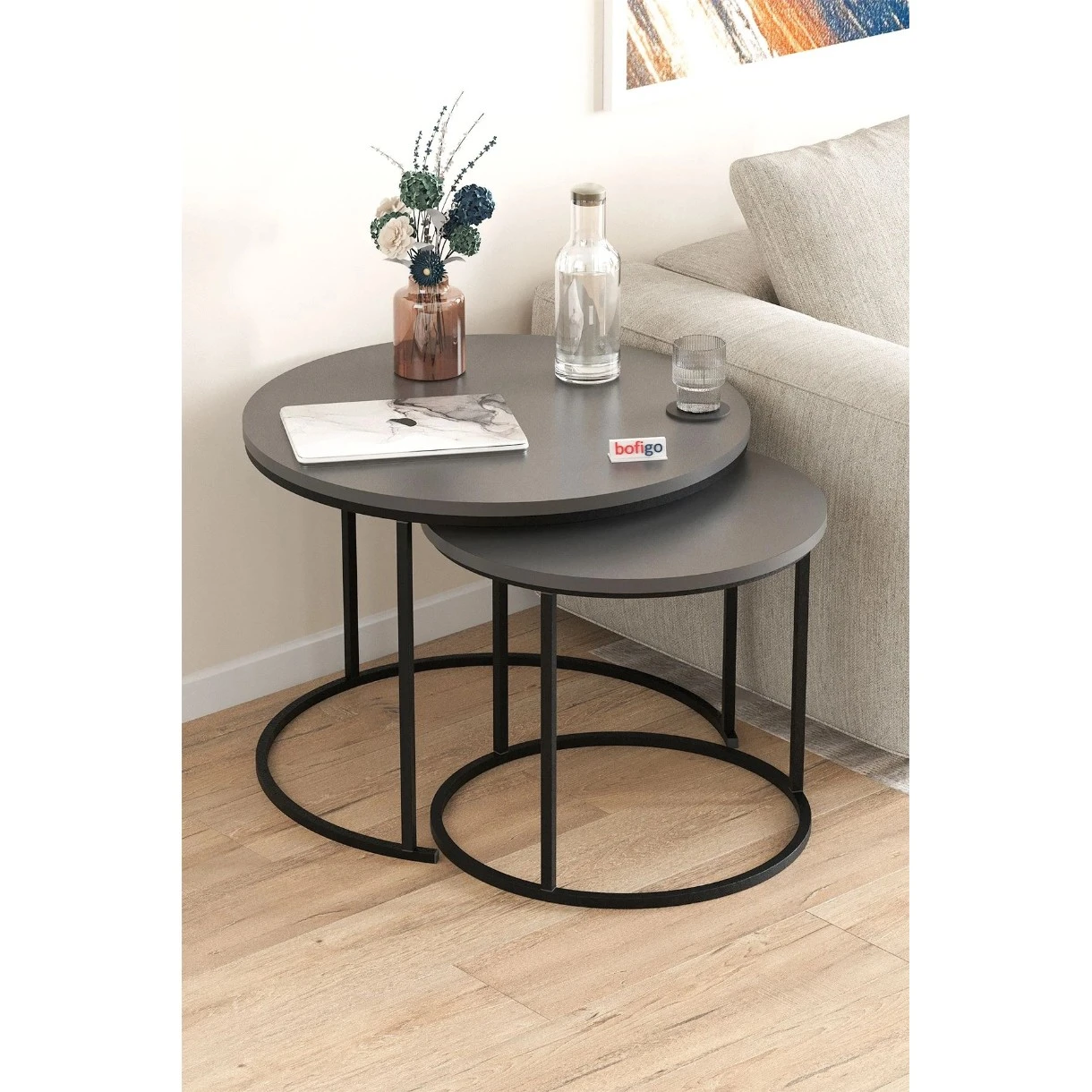 Măsuţă cafea Bofigo 22-61-08 Anthracite