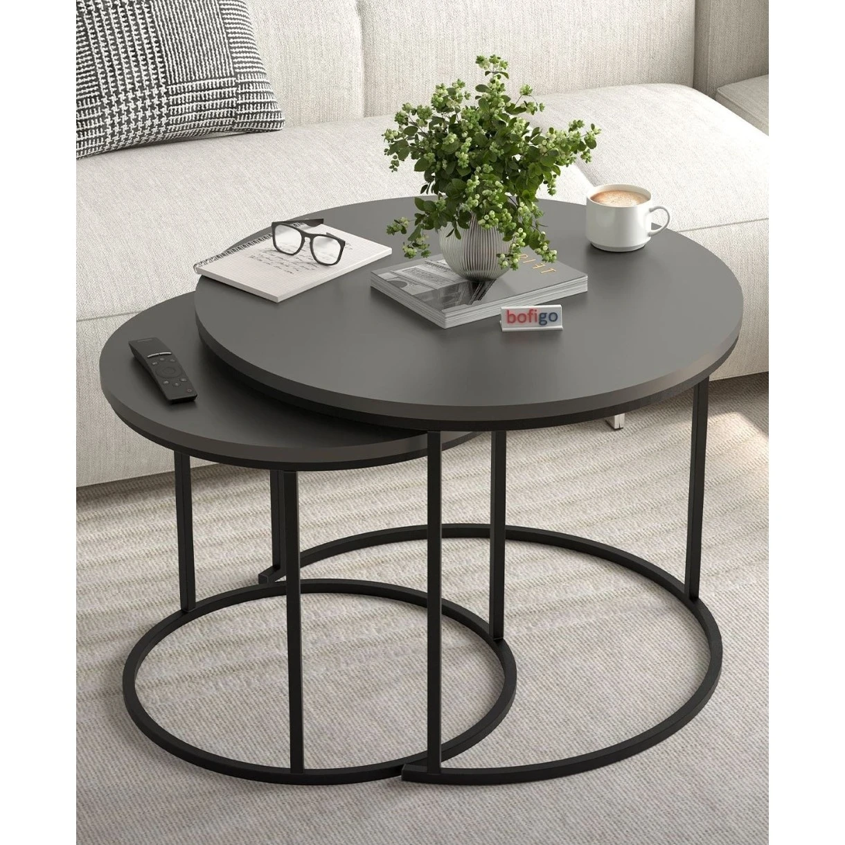 Măsuţă cafea Bofigo 22-61-08 Anthracite