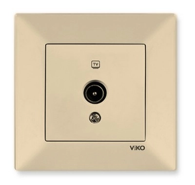 Priză TV VIKO MERIDIAN 95970260 Crem